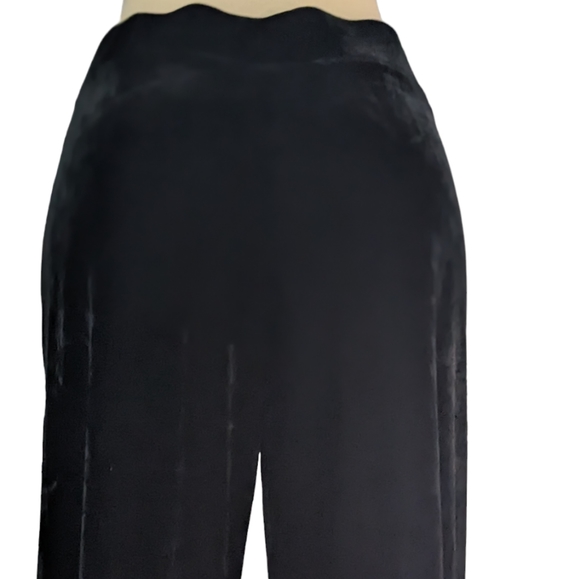 MOSSIMO Black Terciopelo bell Luxury Pants Size L Grande - Picture 8 of 16